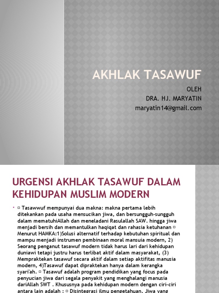 Akhlak Tasawuf Pdf