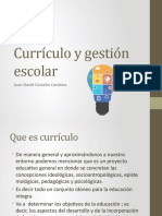 Currículo y Gestión Escolar