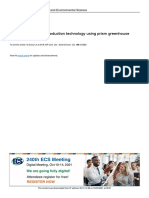 Development of Salt Production Technology Using Prism Greenhouse Method