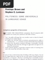 Download Politeness - Some Universals in Language Usage1 by Gustavo Costa Lopes SN53659180 doc pdf