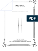 Proposal Budidaya Domba Paguyuban