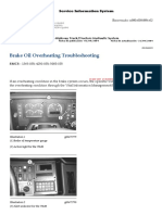 Brake Oil Overheating Troubleshooting: Pruebas y Ajustes