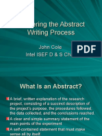 Mastering The Abstract Writing Process