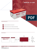 AGM Deep Cycle Battery Provides Reliable Power for Solar and Emergency Systems