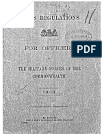 1903 - Dress Regulations For Officers