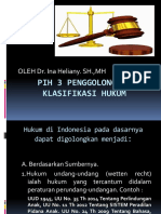 PDF PPT PIH 3 Penggolongan Hukum