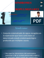 CLASE-6° SEMANA - PPTX Sindromes Pleuro-Pulmonares