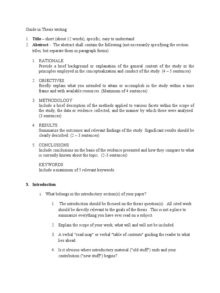 Guide In Thesis Writing Pdf Data Analysis Statistics