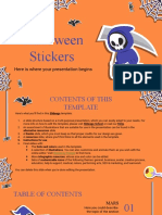 Halloween Stickers Presentation