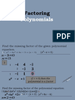 Lesson 15 Factoring Polynomial