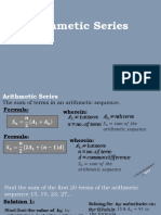 Quarer 1 Lesson 5 Arithmetic Series
