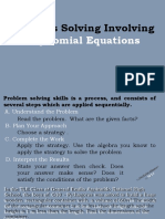 Lesson 18 Solving Problems Involving Polynomial Equations