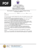 Tle-10 Ict Ist Periodic Test 2021-2022