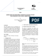 23845921 Limitation of Switching Over Voltages by Transmission Line Surge Arresters 1998 Zagreb Cigre