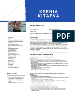 Ksenia Kitaeva: Sales Manager
