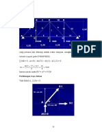 Perhitungan gaya dalam pada struktur baja