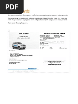 p Gr Insurance Id Card Auto