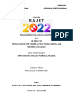 Ucapan Bajet 2022 - (BM - FINAL - FULL)