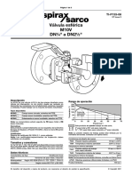 Válvula Esférica M10V DN " A DN2 ": Descripción Rango de Operación