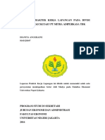 Dianita Anggraini - 8143128167 - D3 Sekretari 2012 - Laporan PKL PT Mitra Adiperkasa TBK
