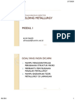 MATERI - WELDING - METALLURGY - WI - MODUL 1 Compressed