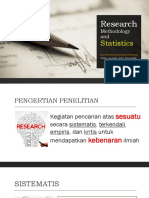 Pertemuan 1&2 - Hakekat Penelitian