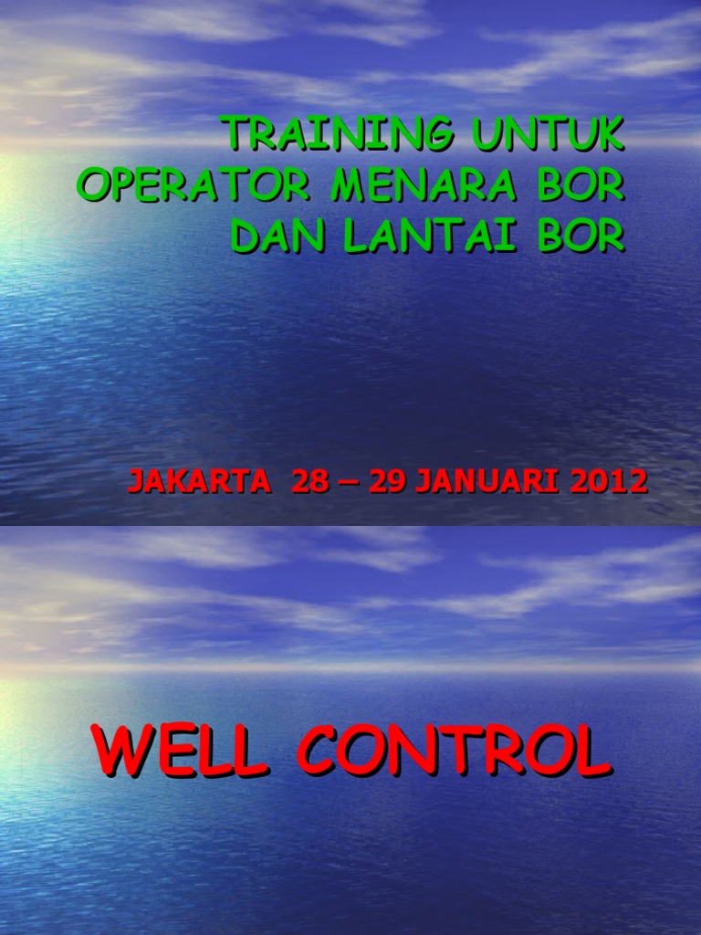 Modul Well Control | PDF