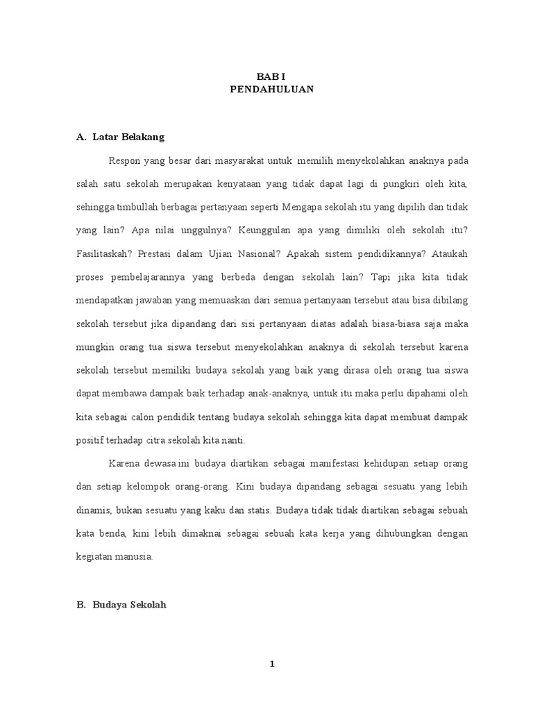 4 1 Program Berkaitan Dengan Budaya Dan Iklim Sekolah 22 Pdf