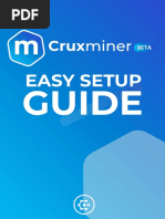 Cruxminer Setup Guide V0.1.0