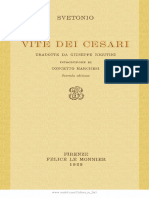 Vite Dei Cesari by Gaio Svetonio Tranquilllo