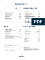 Koya Soho Menu