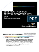 Cystal Report With Sap