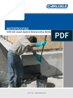 Waterproofing: CCW-525 Liquid Applied Waterproofing Membrane
