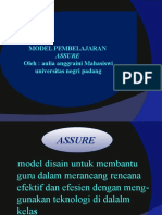 Model Pembelajaran Assure 12