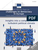 Challenges To Democracy in Europe: Insights Into A Complex and Turbulent Political Climate