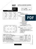 APTGL120TDU120TPG: Triple Dual Common Source Trench + Field Stop IGBT4 Power Module