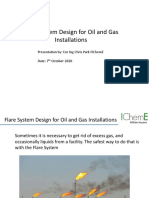 Flare System Design For Oil and Gas Installations Chris Park