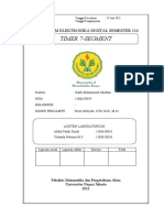 Galih Muhammad Ghufron - 1306619059 - Laporan Awal (TIMER 7-SEGMENT)