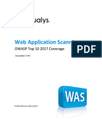 Qualys WAS and OWASP Top 10 2017 Coverage