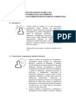 Unitatea de Invatare 1 Și 2 Contabilitatea Datoriilor - Contabilitatea Datoriilor Financiare Şi Comerciale