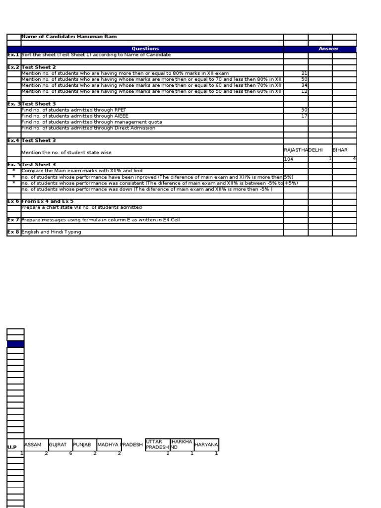 OA Test | PDF | Test (Assessment) | Educational Stages