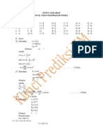 Kunci Jawaban Soal Ujian Madrasah Fisika: S V .T+ at A .20