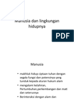 Manusia Dan Lingkungan Hidupnya 2