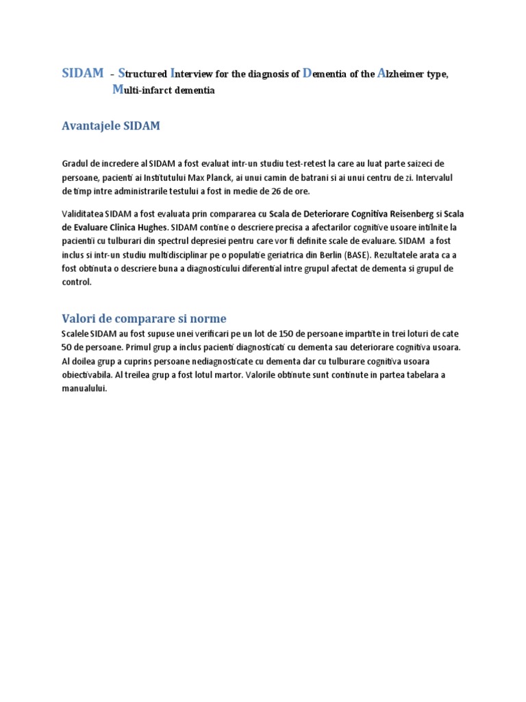 SIDAM Complet | PDF