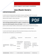 Tipos de Empresa (Razón Social o Denominación) - Gobierno Del Perú