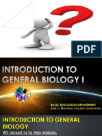 1.introduction To General Biology 1