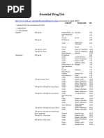 Essential Drug List: (Accessed 24 April 2007)