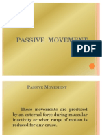 Passive Movement