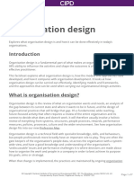 Organisation Design: Incorporated by Royal Charter, Registered Charity No. 1079797 123