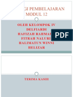 Strategi Pembelajaran Modul 12